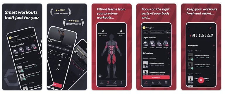 Fitbod App Screenshot